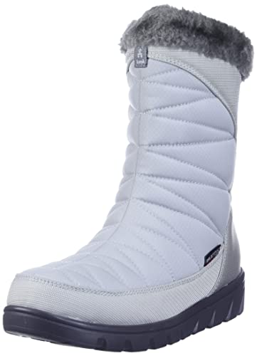 Kamik W Hannah Zip Grau - Wasserdichter Veganer Damen Winterstiefel, Größe EU 41 - Farbe Light Grey von Kamik