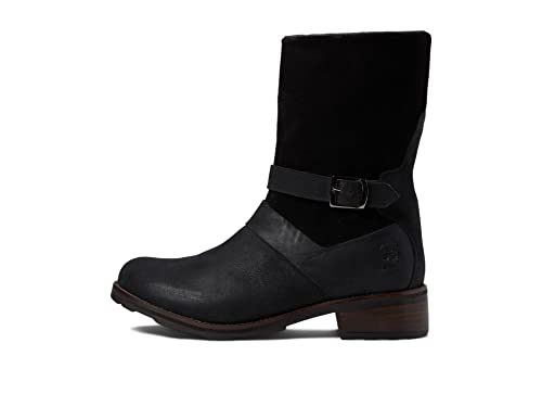 Kamik W Isabella Schwarz - Wasserdichte modische Damen Winter Lederstiefel, Größe EU 39 - Farbe Black von Kamik