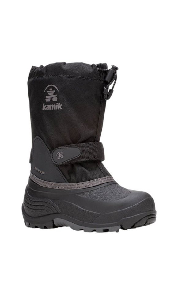Kamik Waterbug 5G (wasserdicht) schwarz/charcoal Kinder Winterstiefel von Kamik