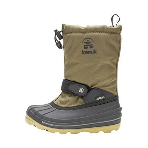 Kamik WATERBUG8G Winterstiefel, Dark Olive, 33/34 von Kamik