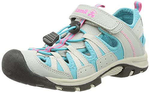 Kamik Wildcat Geschlossene Sandalen, Grau (Grey Pink GPI), 31 EU von Kamik