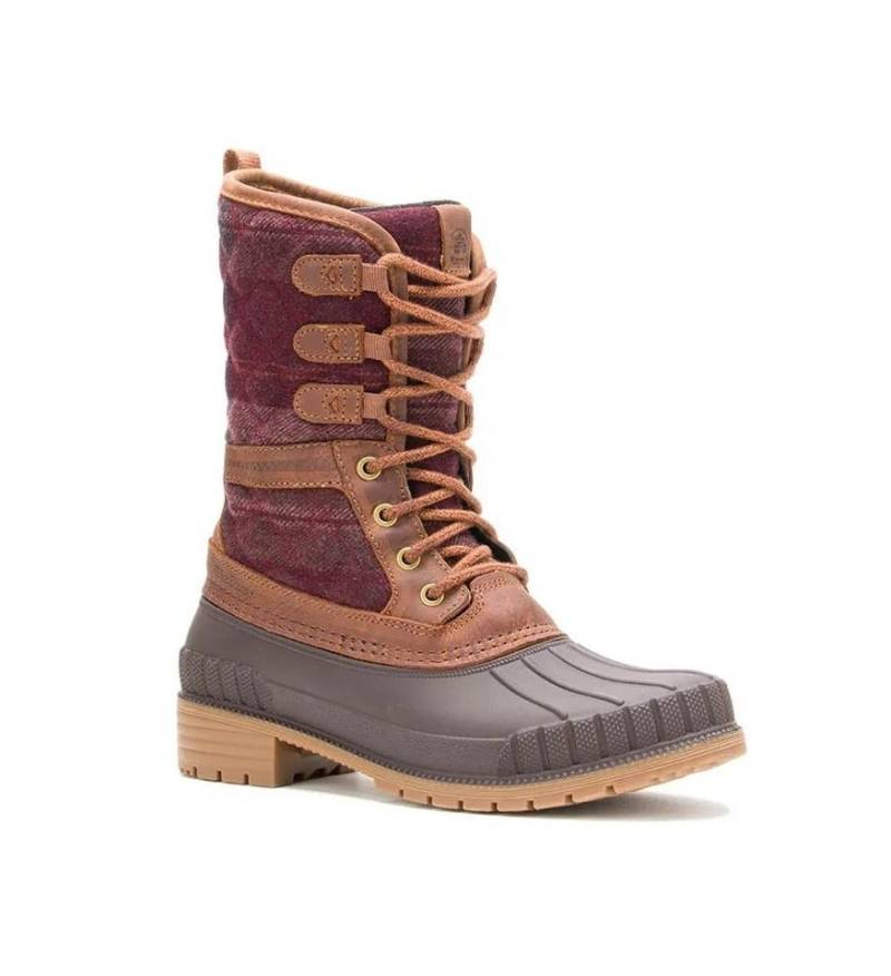 Kamik Sienna 3 (Leder, wasserdicht, Made in Canada) dunkelbraun Damen Winterstiefel von Kamik