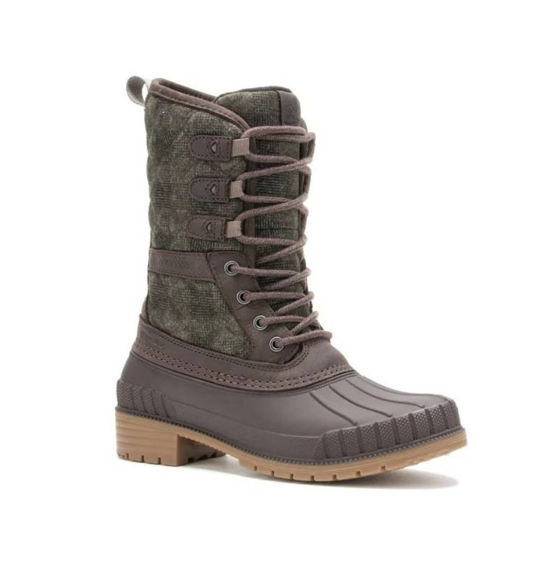 Kamik Sienna 3 (Leder, wasserdicht, Made in Canada) javagrün Damen Winterstiefel von Kamik