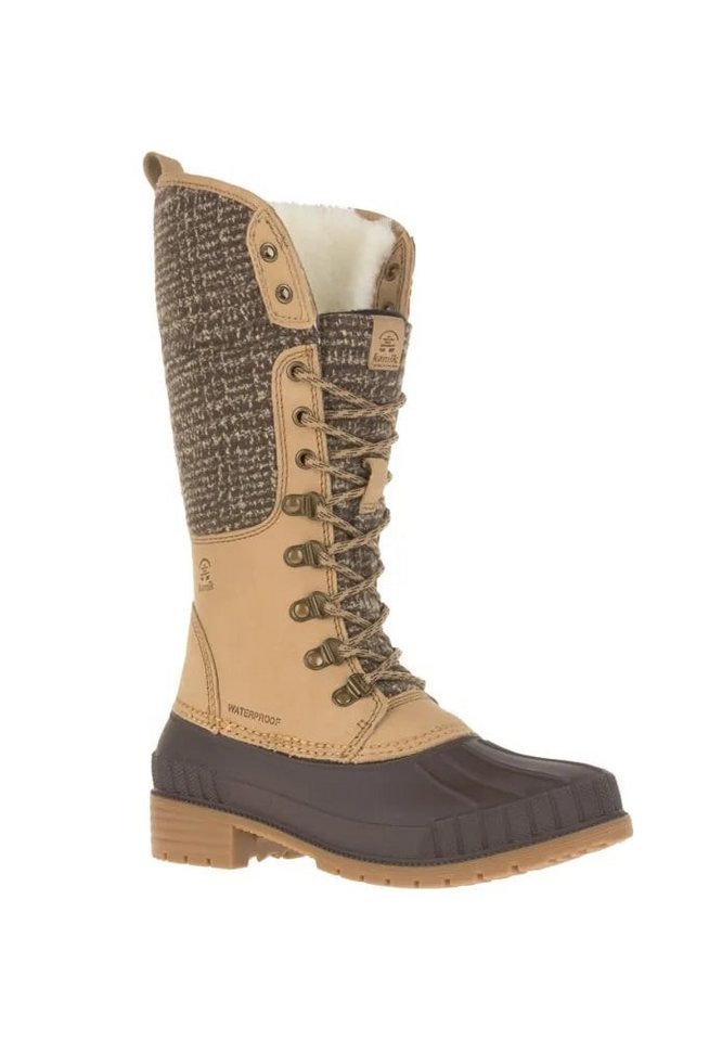Kamik Sienna Flannell 2 (3MTM ThinsulateTM Isolierung) sandbraun Damen Winterstiefel von Kamik