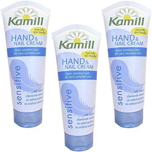 Kamill Kamill Sensitive Kamillenextrakt, Hand- und Nagelcreme, 100 ml, 3 Stück von Kamill