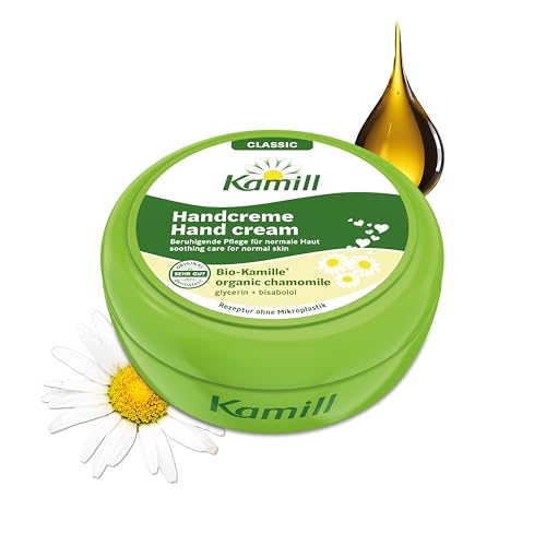 Kamill Handcreme Classic 250ml – vegane Creme – Hand- & Nagelpflege mit Bio- Kamille - beruhigend, schützend & feuchtigkeitsspendend von Kamill