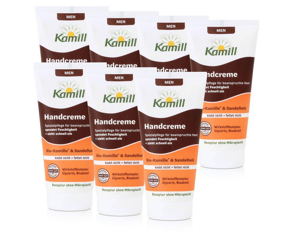 Kamill Hautcreme Kamill Men Handcreme Bio-Kamille & Sandelholz 75ml (7er Pack) von Kamill