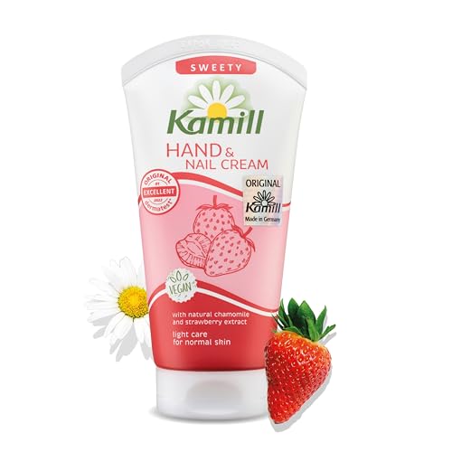 Kamill x Korea Edition – Hand- & Nagelcreme 75ml in Sweety – Handcreme mit Kamille und Erdbeere – Feuchtigkeitscreme für trockene Hände von Kamill
