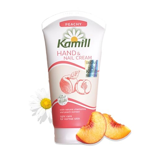 Kamill x Korea Edition – Hand- & Nagelcreme 75ml in Peachy – Handcreme mit Kamille und Pfirsich – Feuchtigkeitscreme für trockene Hände von Kamill