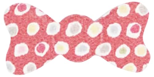KAMIPITA Japanischer Kreppstoff, Spezifikation: kleines Band, Haarspangen und Haarnadeln, die keine Spuren hinterlassen (6 x 3 cm), gepunktetes Pink von Kamipita