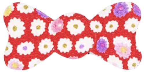 KAMIPITA Japanischer Kreppstoff, Spezifikation: kleines Band, Haarspangen und Haarnadeln, die keine Spuren hinterlassen (6 x 3 cm) (Blumenrot) von Kamipita