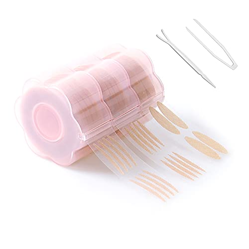 1800 Stück Schlupflider Tapes, Augenlid Stripes Unsichtbar Doppelte Schlupflider Tape Augenlid Lifting ohne OP, Augenlid Streifen Wasserdicht Eyelid Klebeband Augenlid Aufkleber Band mit Gabelstangen von Kamndex