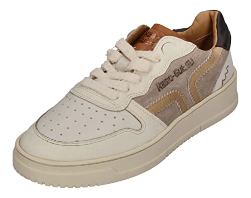 Kamo-Gutsu Damen Sneakers Campa 012 - Bianco ORO Brown, Größe:37 EU von Kamo-Gutsu