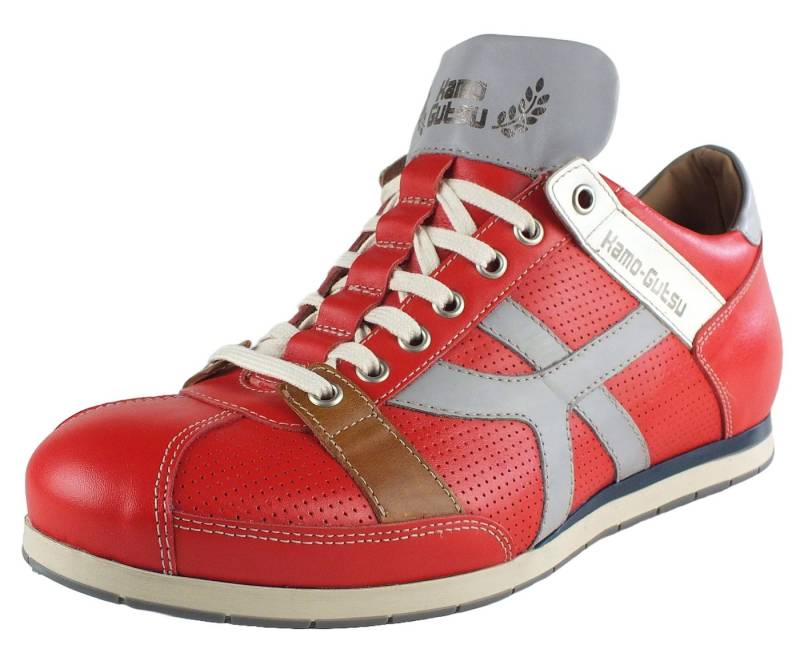 Kamo-Gutsu Herren Leder Halbschuhe Sneaker Sneaker Wechselfussbett von Kamo-Gutsu