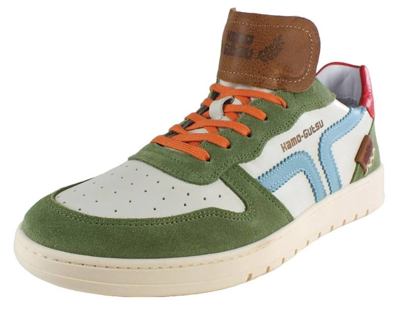 Kamo-Gutsu Herren Leder Halbschuhe Sneaker Sneaker Wechselfussbett von Kamo-Gutsu