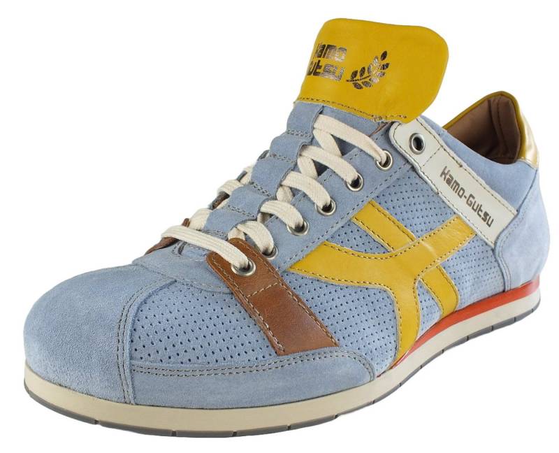 Kamo-Gutsu Herren Leder Sneaker Halbschuhe Sneaker Wechselfussbett von Kamo-Gutsu