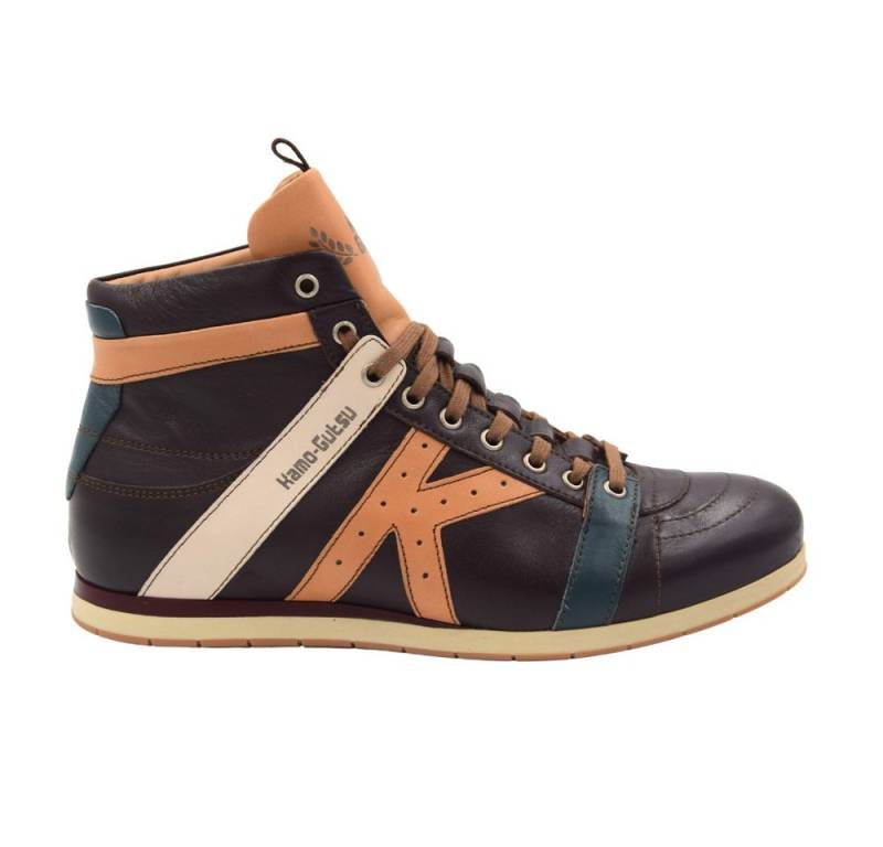 Kamo-Gutsu Kamo-Gutsu Brown + Mandorla Herren Sneaker Sneaker Wechselfussbett von Kamo-Gutsu