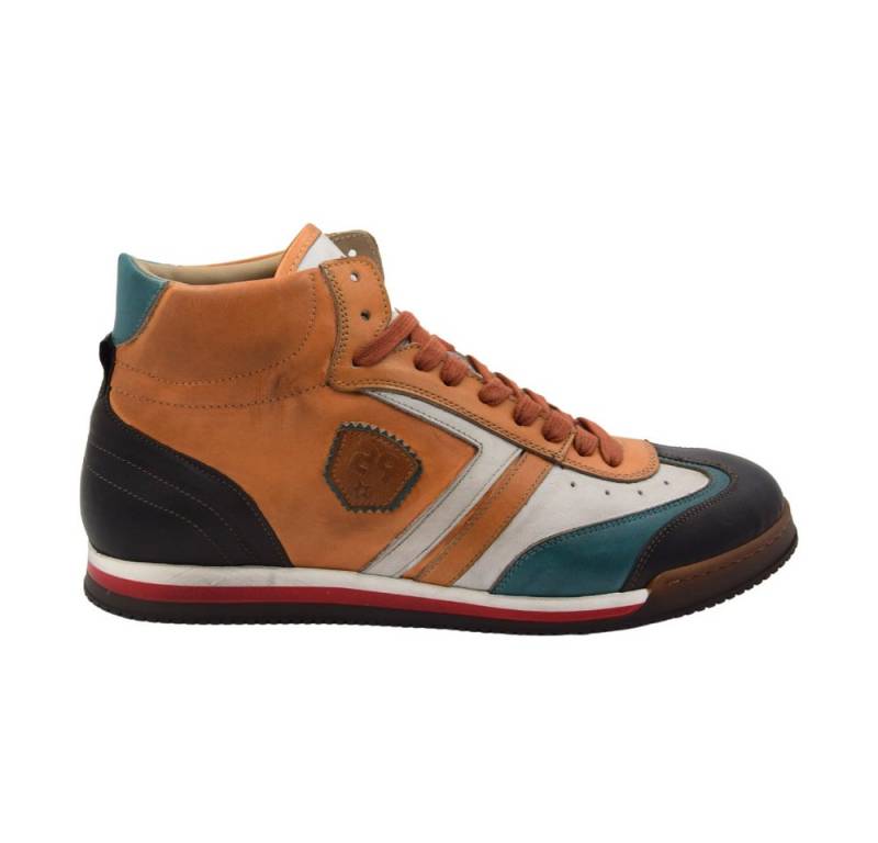 Kamo-Gutsu Kamo-Gutsu Suede + Calf Leather Orleans Combi Herren Sneaker Sneaker Wechselfussbett von Kamo-Gutsu