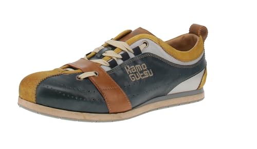 Kamo-Gutsu TIFO-017 - Herren Freizeitschuhe - Giallo-Navy, Größe:43 EU von Kamo-Gutsu