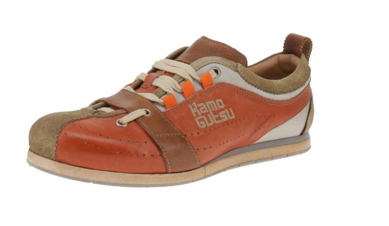 Kamo Gusto Kamo-Gutsu TIFO-017 - Herren Freizeitschuhe - Kaki-Arancio Sneaker von Kamo Gusto