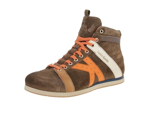 Kamo-Gutsu TIFO-142 - Herren Schuhe Freizeitschuhe - Taupe-Oil-Arancio, Größe:42 EU von Kamo-Gutsu