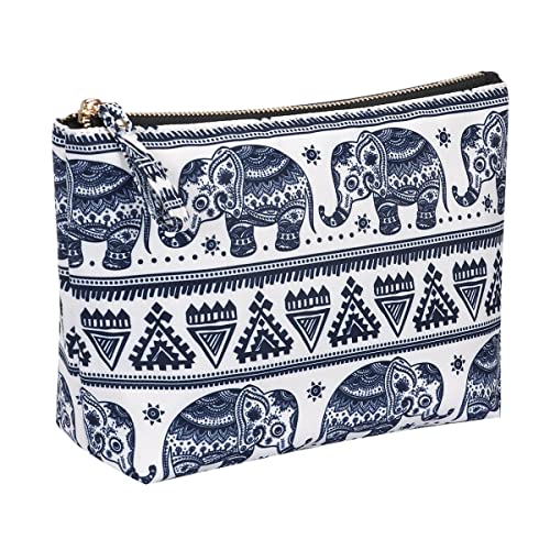 Kamo Make-up-Taschen – Kosmetiktasche für Frauen mit Reißverschluss, Reise-Kosmetik-Organizer, Reisetaschen für Toilettenartikel, Federmäppchen, A - Small Elefant, Einheitsgröße von Kamo