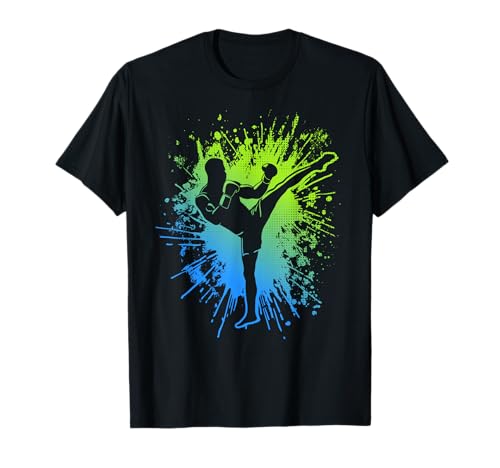 Muay Thai Kampfsport Kinder Jungen Kickboxen T-Shirt Muay Thai Kampfsport Kinder Jungen Kickboxen T-Shirt von Kampfsport Kickboxen Muay Thai Kampfkunst