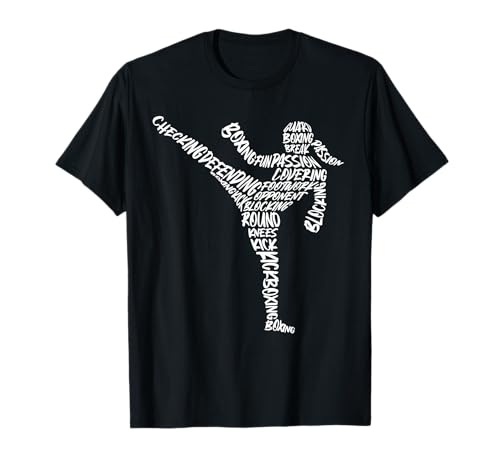 Muay Thai Kickboxer Kampfsport Typografie Kickboxen Mädchen T-Shirt Muay Thai Kickboxer Kampfsport Typografie Kickboxen Mädchen T-Shirt von Kampfsport Kickboxen Muay Thai Kampfkunst