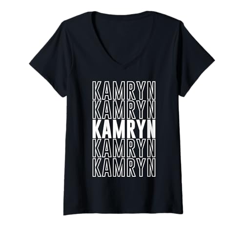 Damen Kamryn T-Shirt mit V-Ausschnitt Damen Kamryn T-Shirt mit V-Ausschnitt von Kamryn Apparel