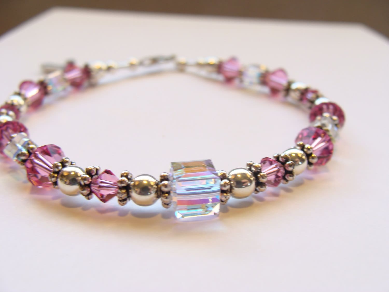 Swarovski Crystal Und Sterling Silber Armband von KandEBeads