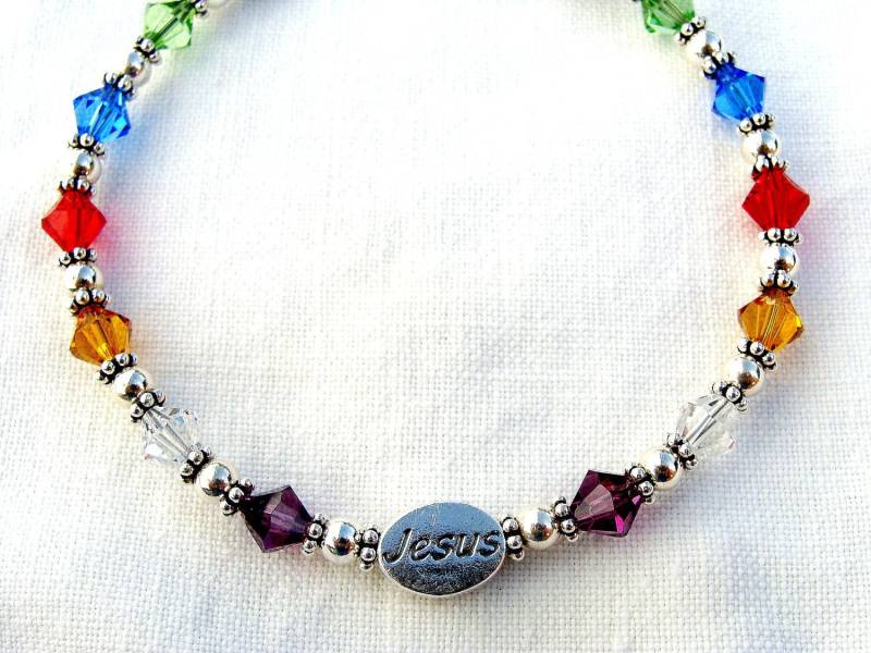 Swarovski Kristall Und Gebet Armband Swarovski Kristall Und Gebet Armband von KandEBeads