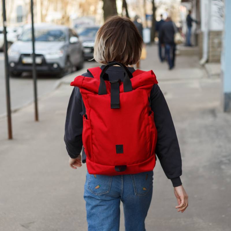 Rucksack Roll Top/Laptop Rolltop Frauen Männer Für Reisen Wasserdicht Reiserucksack von Kandelabr