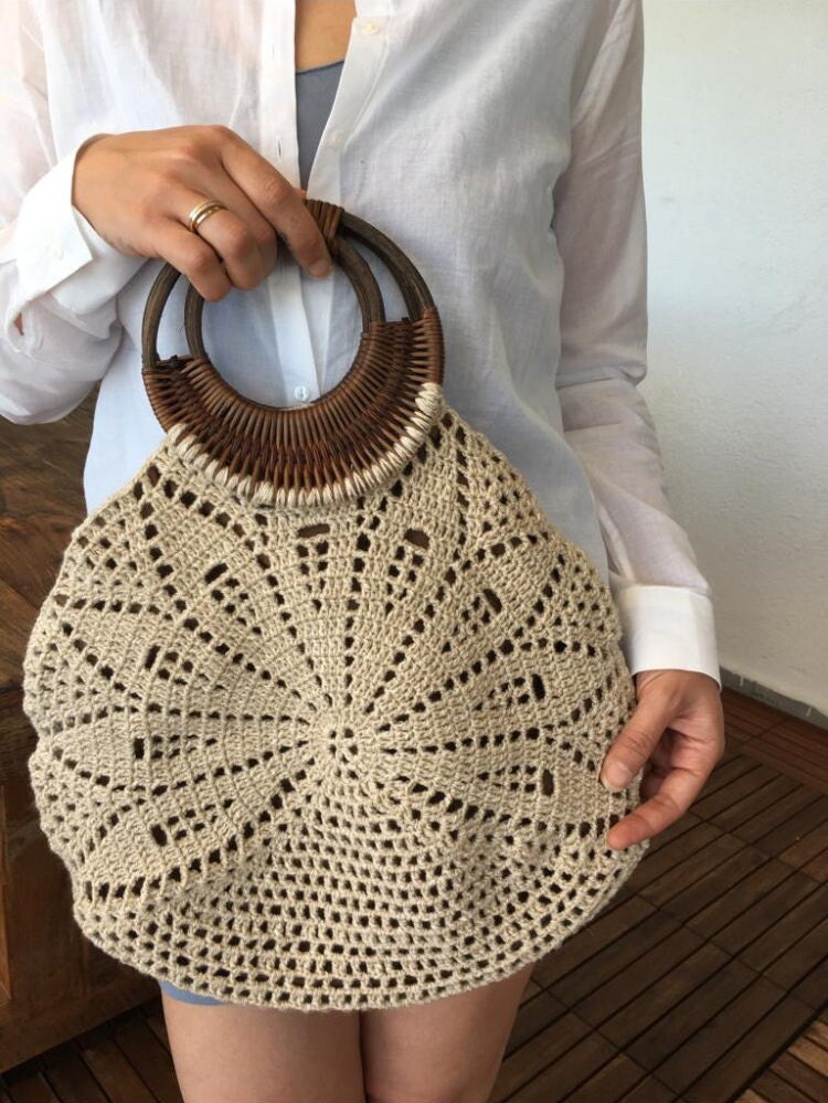 Handmade Handbag - Knitted Handbag von Kandieshandmade