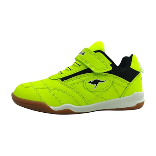 KangaROOS Backyard 2.0 EV Hallenturnschuh, neon Yellow/Jet Black, 28 EU von KangaROOS