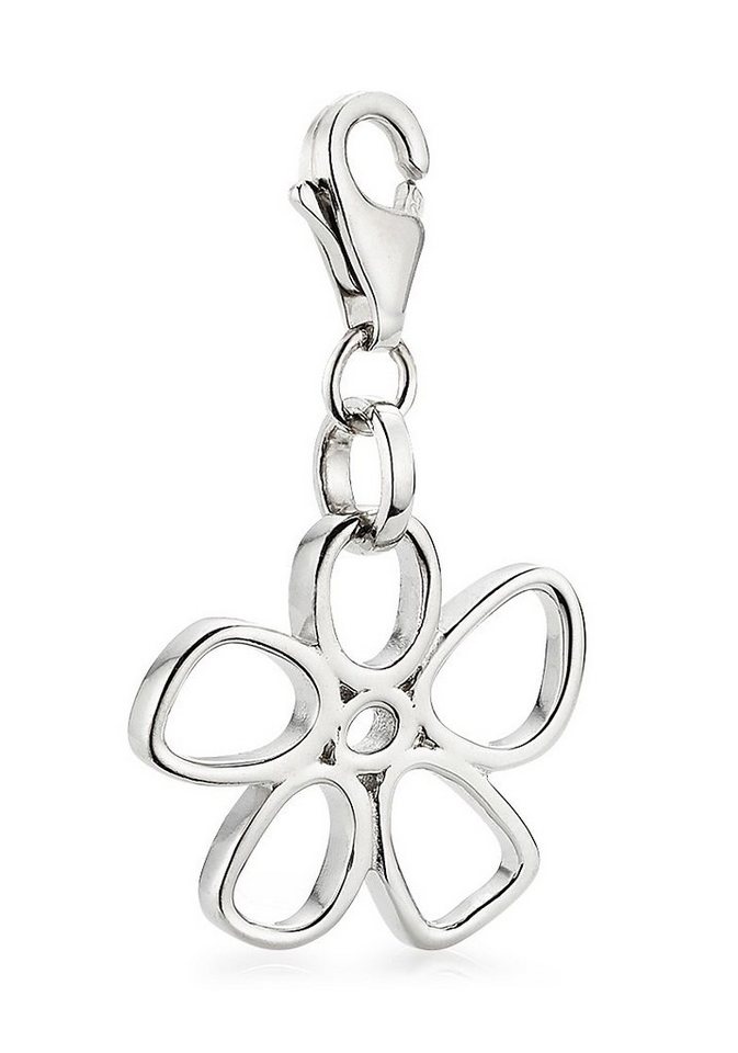 KangaROOS Charm-Einhänger Schmuck Geschenk Silber 925 Anhänger Charms Blume, Exklusiv bei uns von KangaROOS