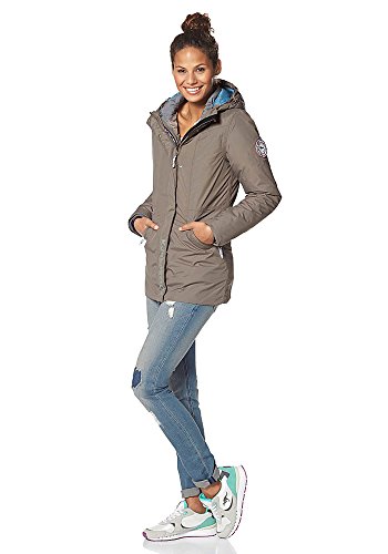 KangaROOS Damen 3in1 Mantel Jacke (38, Natur) von KangaROOS