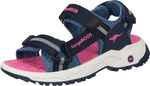 KangaROOS Damen K-AS Elwi Sandale, dk Navy/Daisy pink, 39 EU von KangaROOS