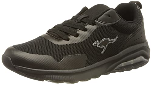 KangaROOS Damen K-Air Haze Sneaker, Jet Black/Mono, 42 EU von KangaROOS