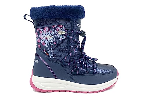 KangaROOS Damen K-Cg Monja Ev Schneestiefel, dk Navy/Daisy pink, 35 EU von KangaROOS