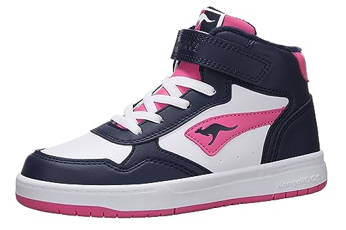 KangaROOS Unisex Kinder K-cp Jumbo Ev Sneaker, Dk Navy Daisy Pink, 40 EU von KangaROOS