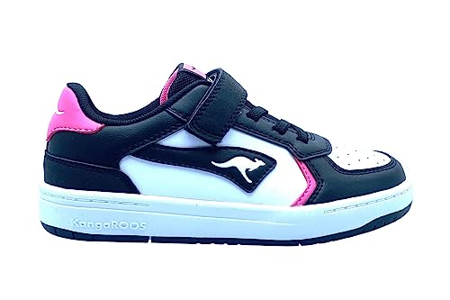 KangaROOS Damen K-cp Move Ev Sneaker, Jet Black Daisy Pink, 35 EU von KangaROOS