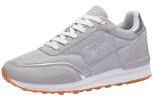 KangaROOS Damen K-Eva Ira Sneaker, Vapor Grey/Frost pink, 36 EU von KangaROOS