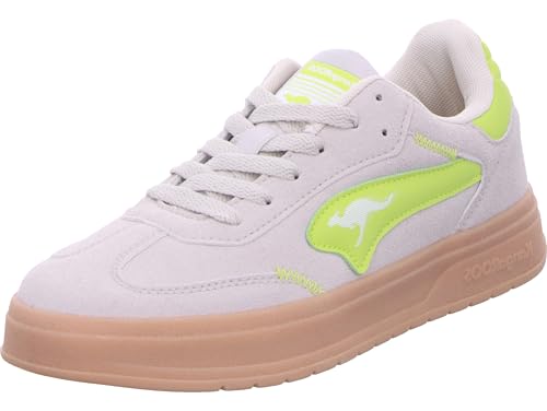 KangaROOS Damen K-GW Heaven Sneaker, beige/limetta, 38 EU von KangaROOS