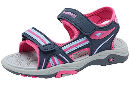 KangaROOS Damen K-Leni Bari Sandale, dk Navy/Daisy pink, 37 EU von KangaROOS