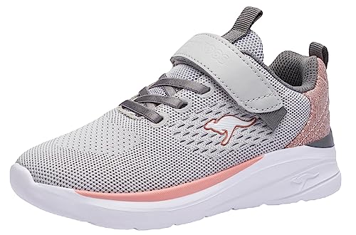 KangaROOS Damen K-NG Paya EV Sneaker, Vapor Grey/Dusty Rose, 37 EU von KangaROOS