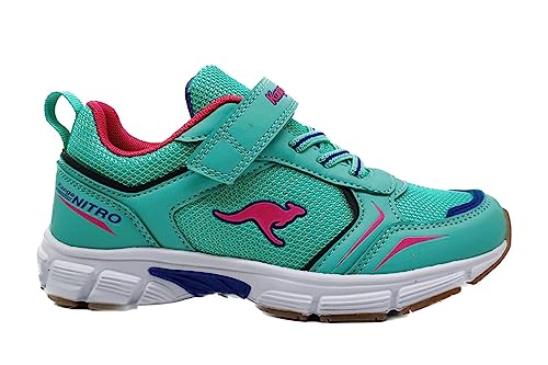 KangaROOS Damen K-NI Romp EV Sneaker, Ocean/Daisy pink, 37 EU von KangaROOS