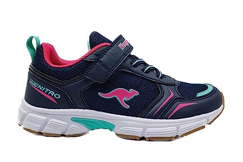 KangaROOS Damen K-NI Romp EV Sneaker, dk Navy/Daisy pink, 38 EU von KangaROOS