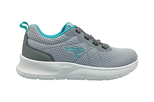 KangaROOS Damen K-NJ Camila Sneaker, Ultimate Grey/Aqua Sky, 38 EU von KangaROOS