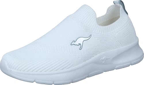 KangaROOS Damen K-NJ Doja Slippers & Mokassins, White/Stone Green, 38 EU von KangaROOS