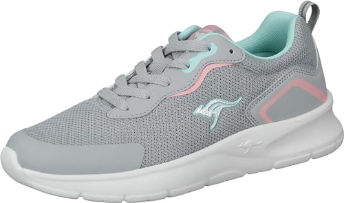 KangaROOS Damen K-NJ Nyla Sneaker, Vapor Grey/Mint, 37 EU von KangaROOS